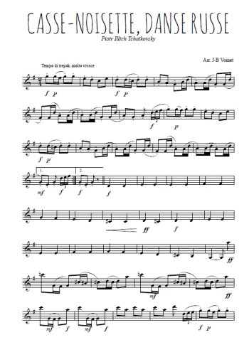 Casse-noisette, Danse russe